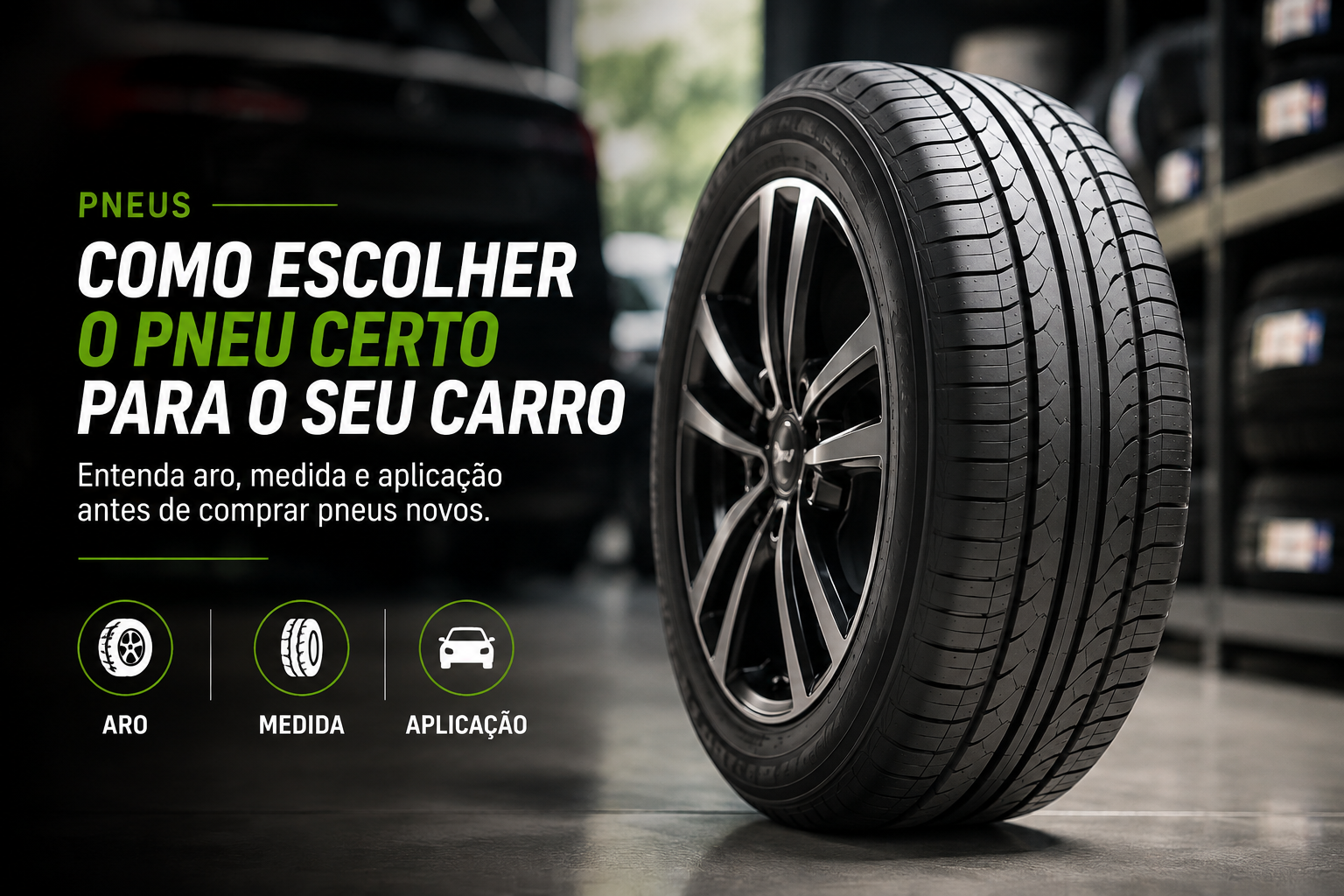 Pneus automotivos novos